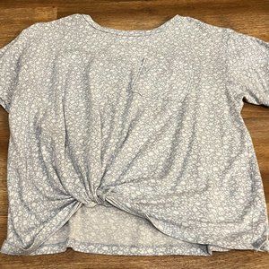 Nordstrom Flower Crop Top
